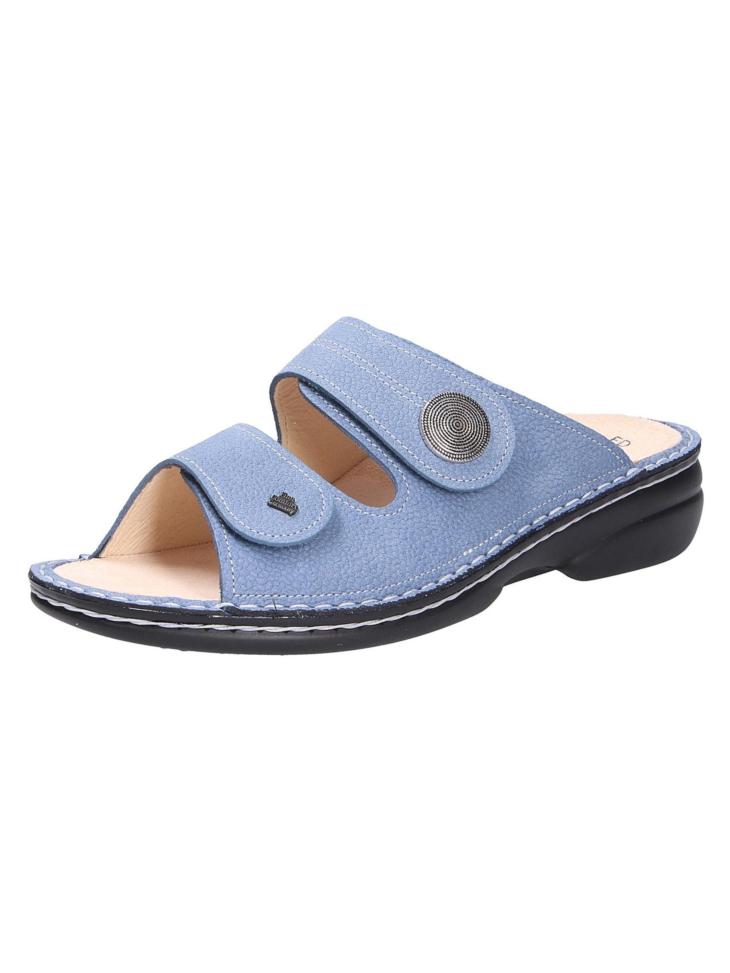 Finn Comfort Mules 'SANSIBAR' in Blue: front