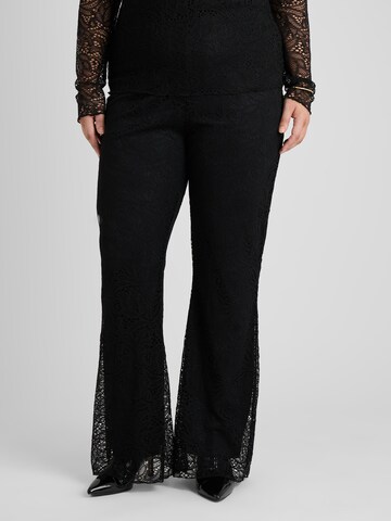 regular Pantaloni 'Julie' di Guido Maria Kretschmer Curvy in nero: frontale