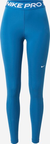 NIKE Skinny Sporthose in Blau: predná strana