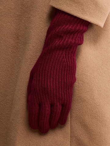 Il Lanificio Vingerhandschoenen in Rood