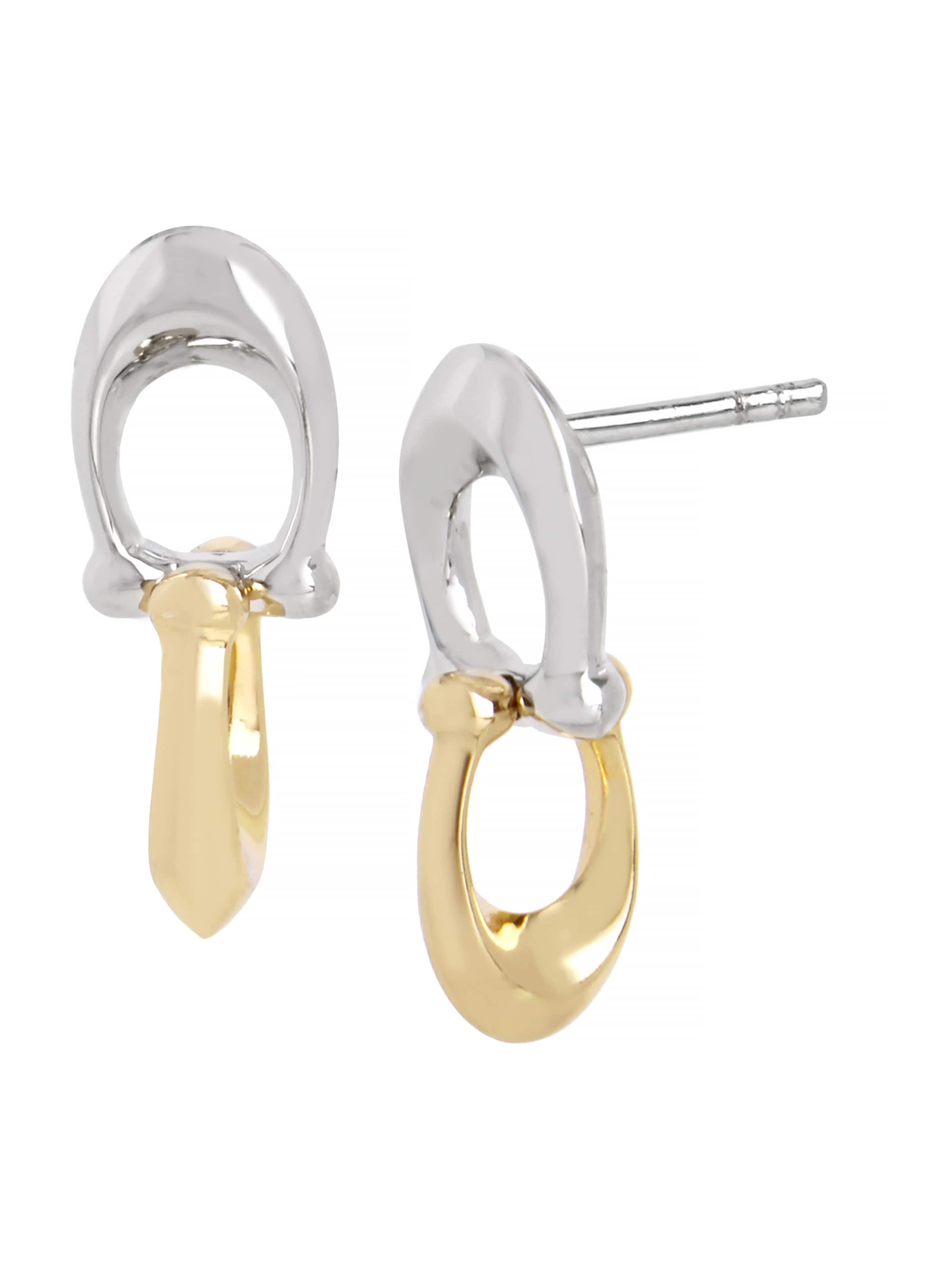 COACH Earrings in Gold: front