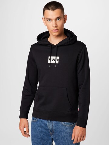 LEVI'S ® Sweatshirt 'Graphic Roadtrip' in Black: front