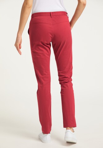 DreiMaster Maritim Slimfit Hose in Rot