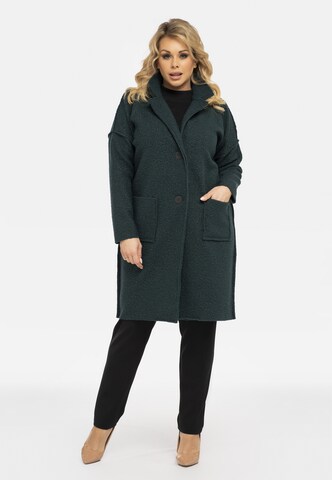 Manteau mi-saison 'Greta' Karko en vert