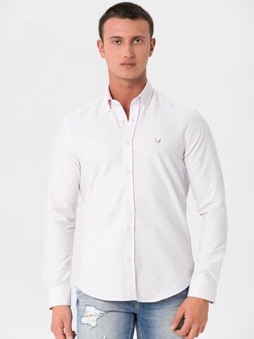 By Diess Collection Regular Fit Hemd in Pink: Vorderseite