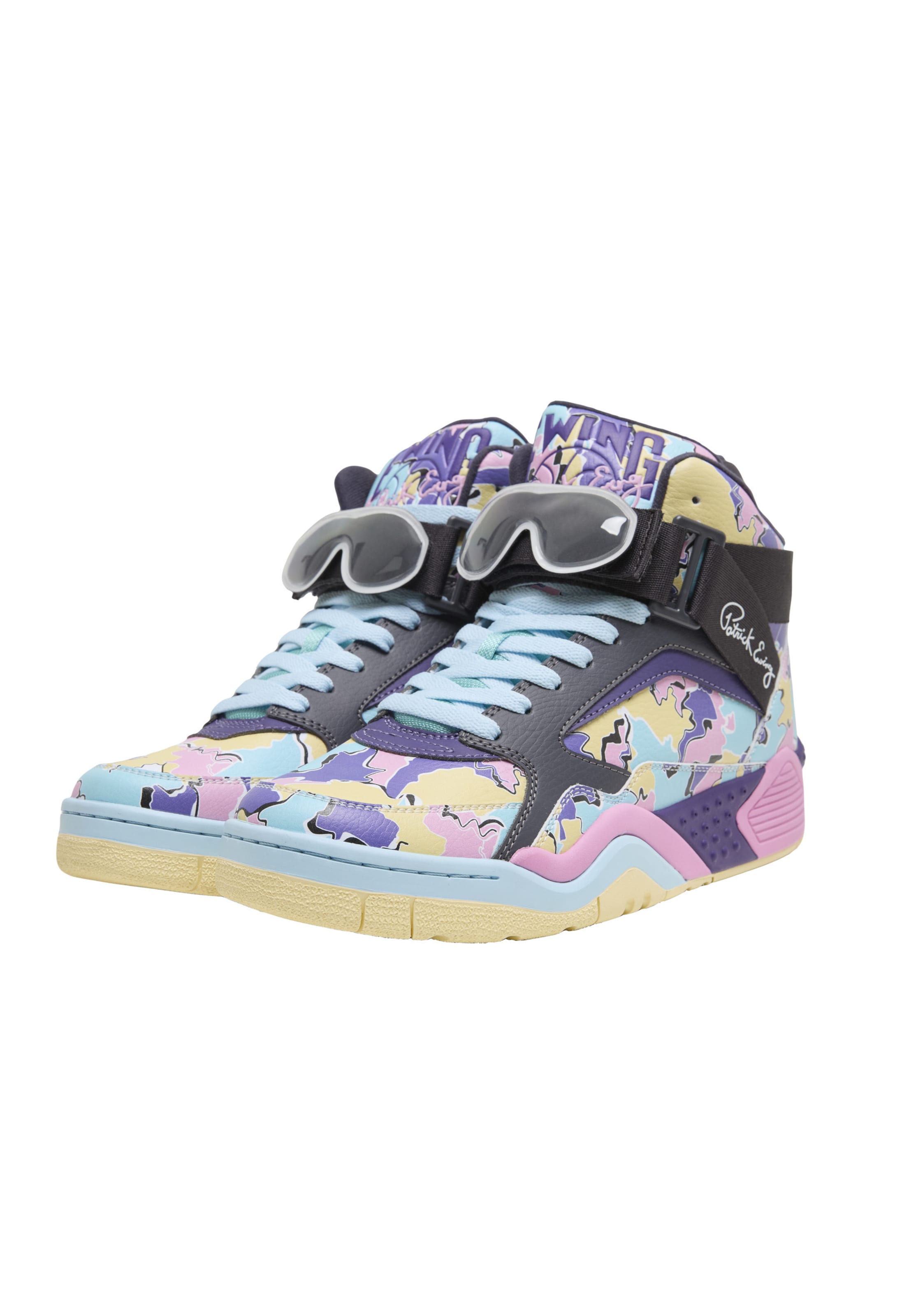 Sneaker alta 'Focus X Macho Man Randy Savage' di Ewing in colori misti