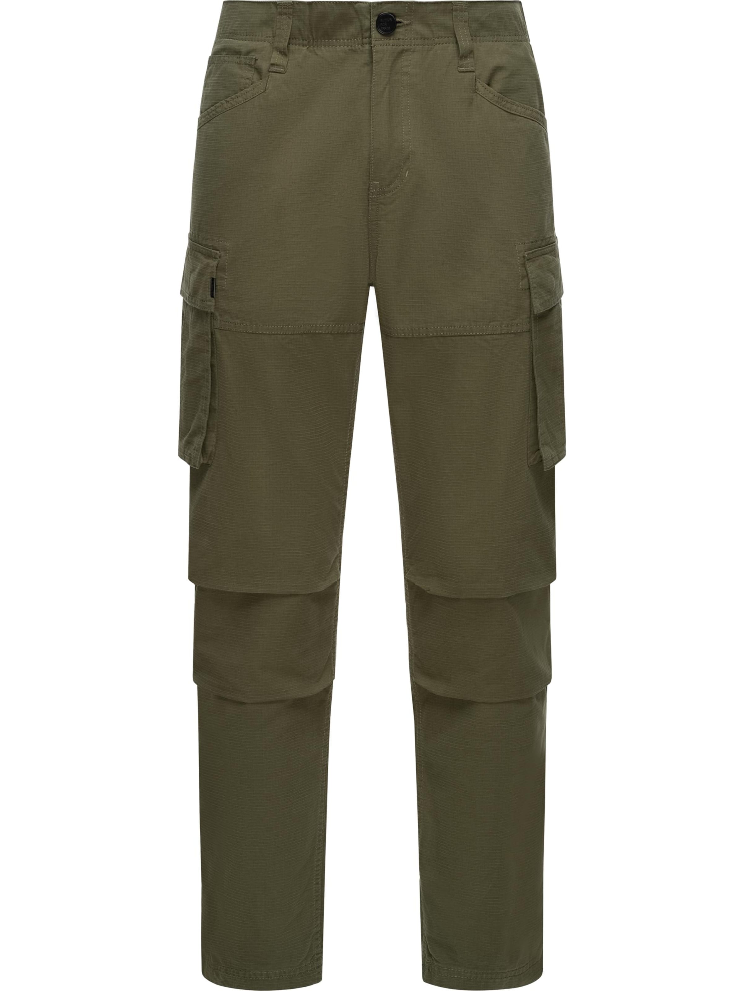 Ragwear Regular Cargo Pants 'Merly' in Green: front