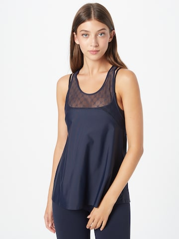 JOOP! Activewear Top in Blauw: voorkant