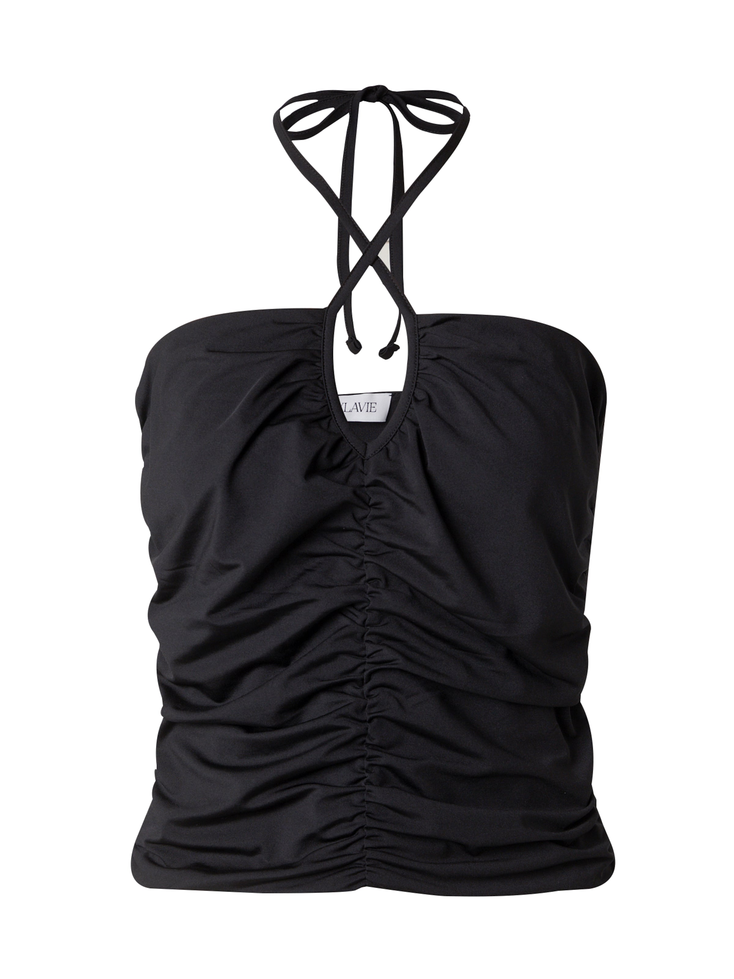 MYLAVIE by Sarah Harrison Haut en noir, Vue avec produit