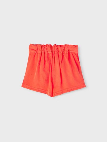 NAME IT Normální Kalhoty – oranžová