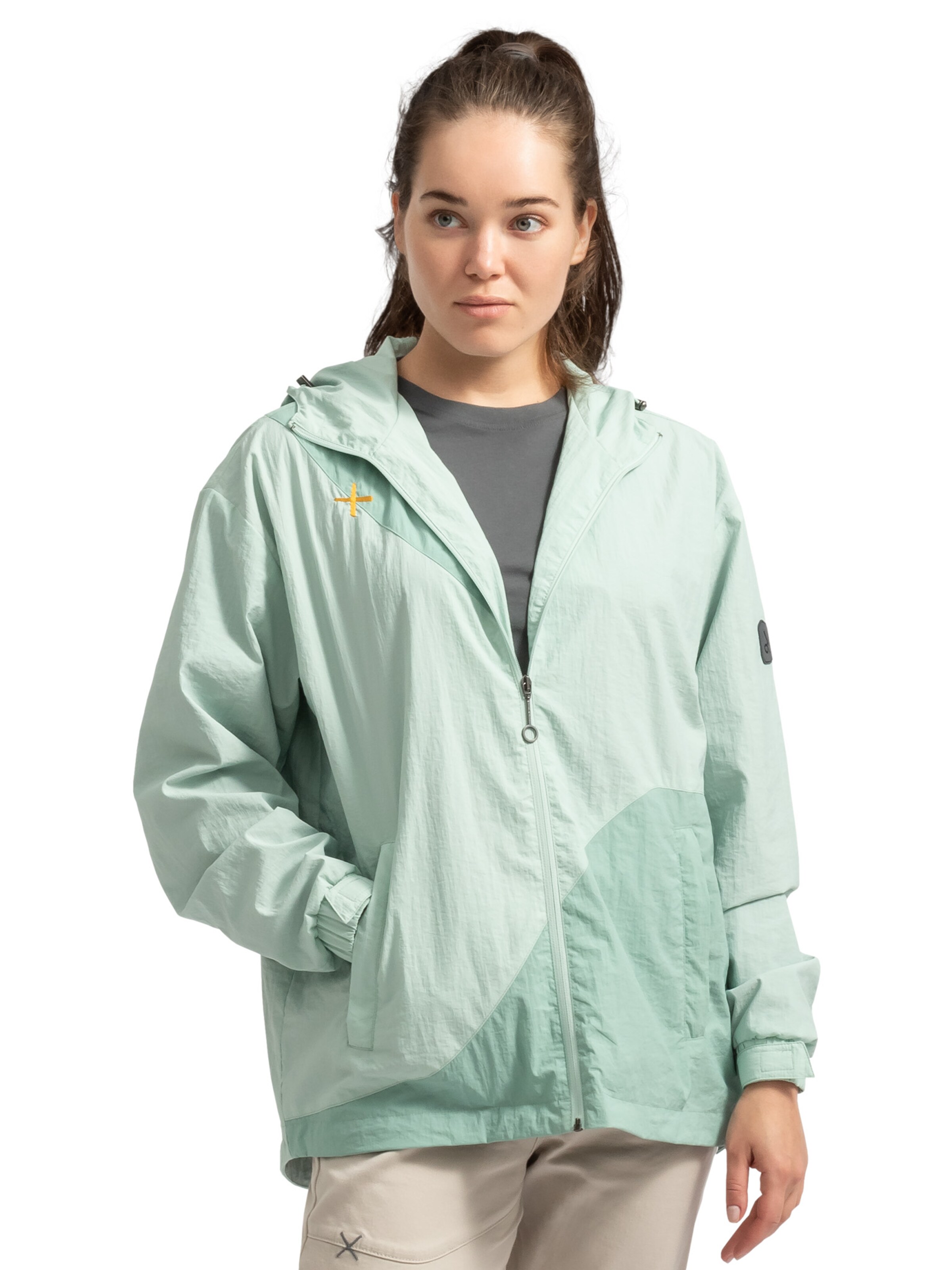 Kaft Tussenjas 'Pakaru' in Groen