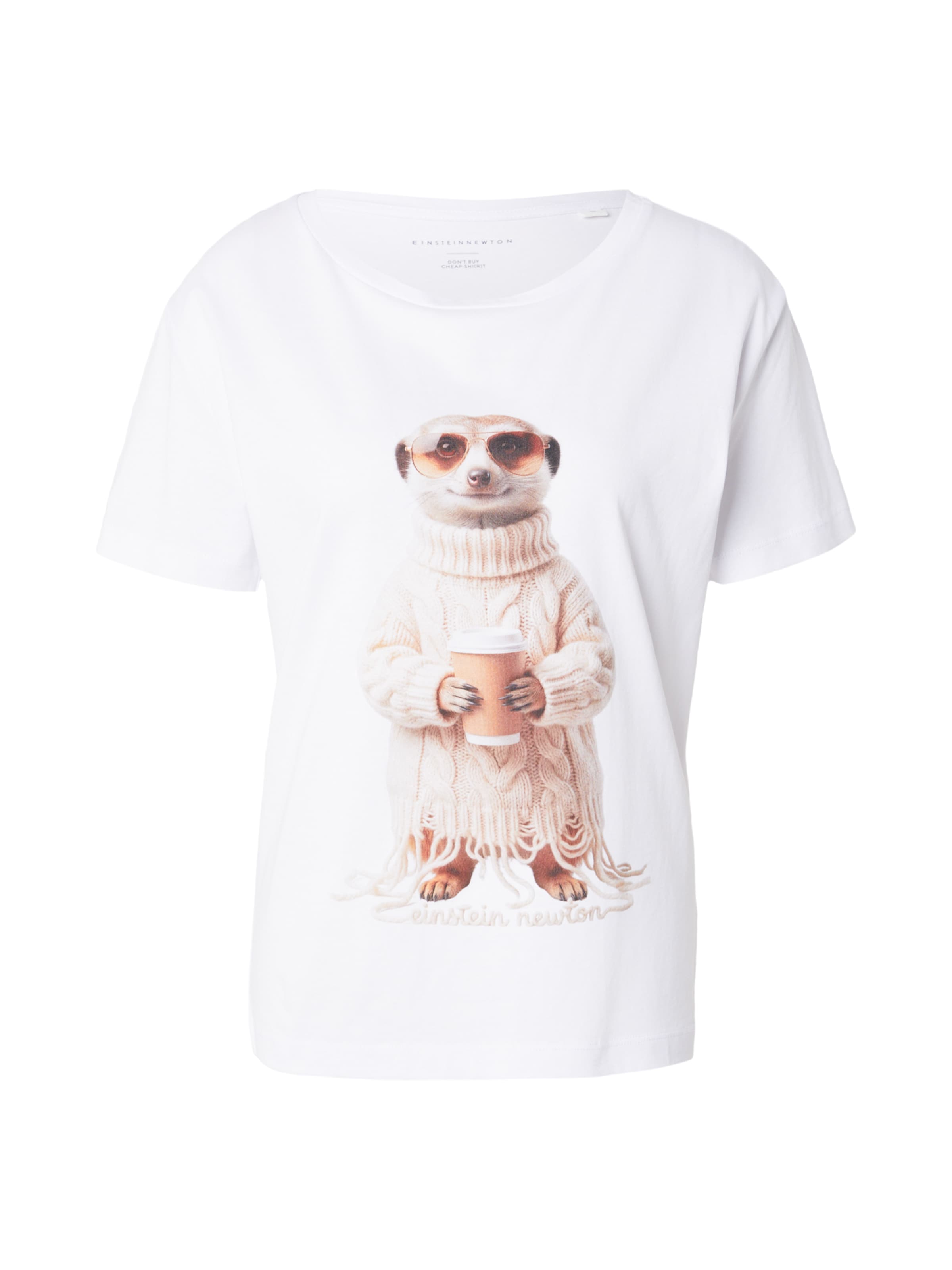 Maglietta di EINSTEIN & NEWTON in bianco: frontale