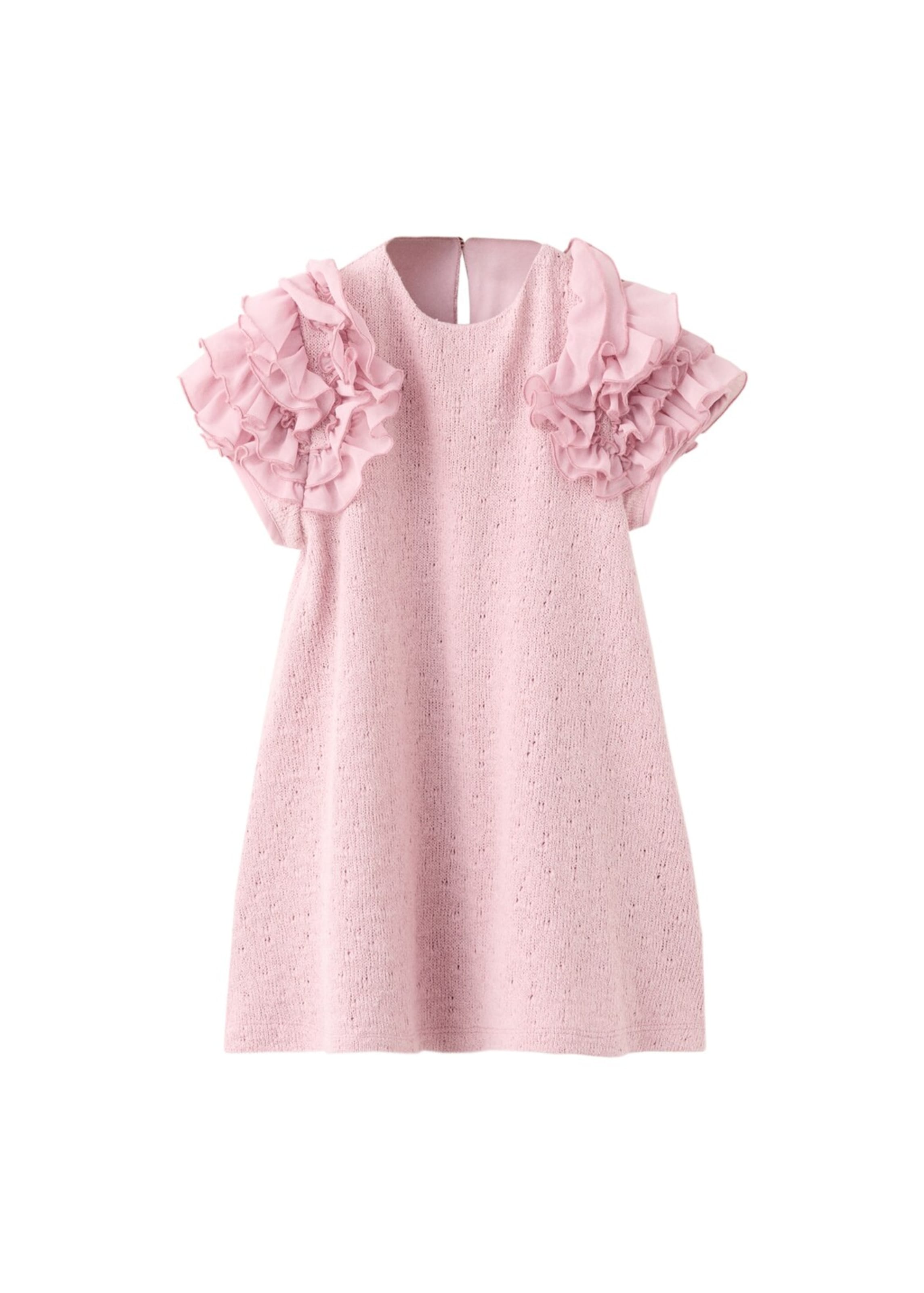 MANGO KIDS Dress 'Tulib' in Pink: front