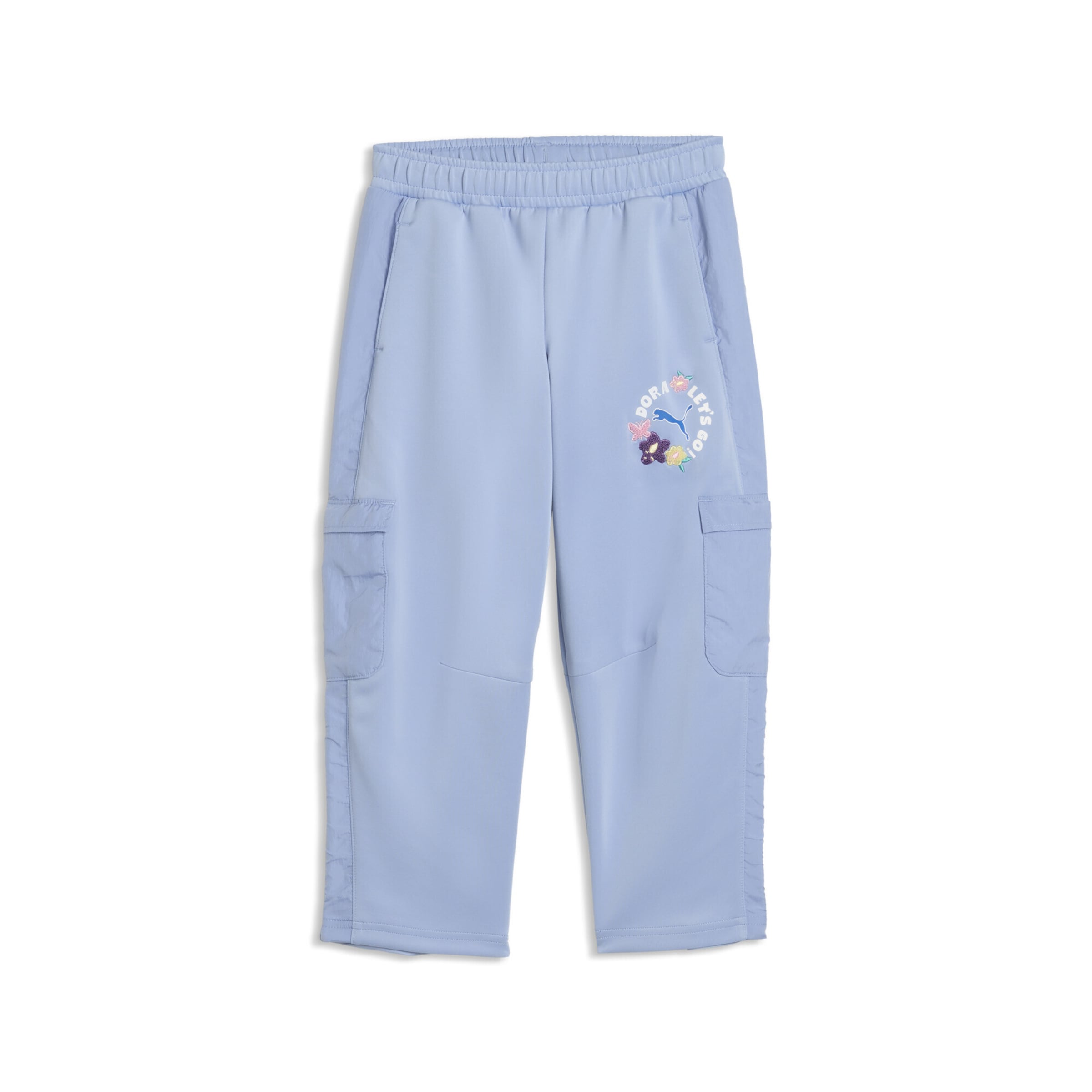 PUMA Regular Sportbroek in Blauw: voorkant