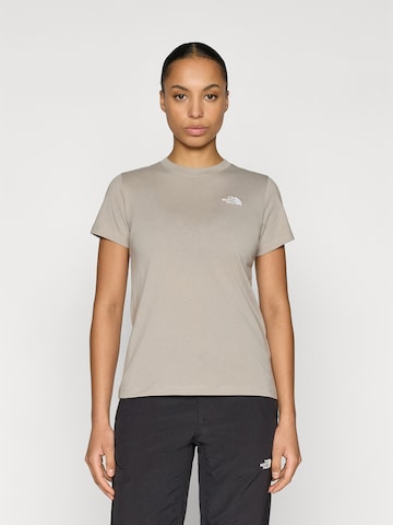 THE NORTH FACE Μπλουζάκι 'Evolution Simple Dome' σε γκρι: μπροστά
