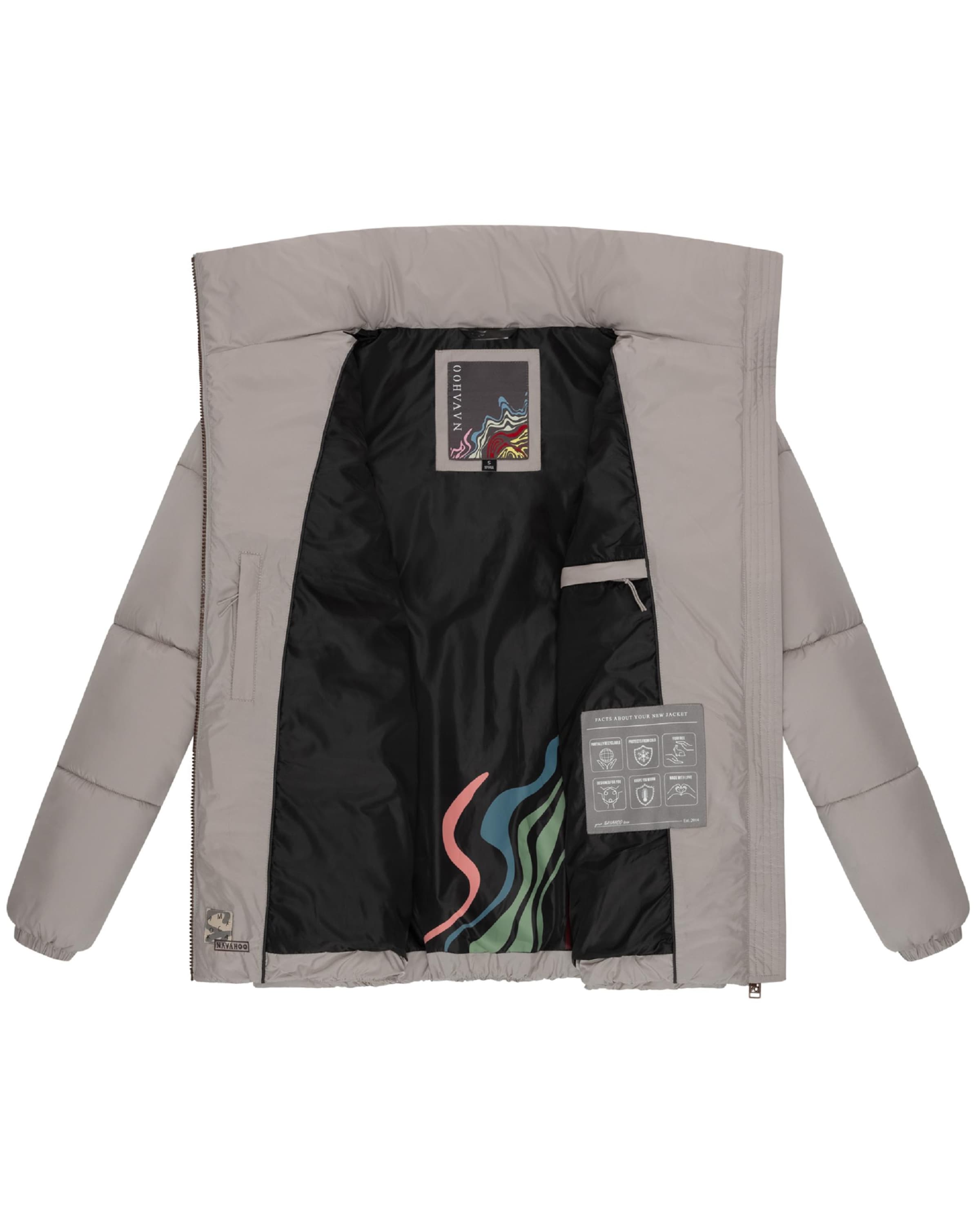 NAVAHOO Winter jacket 'Schokolinaa' in Grey