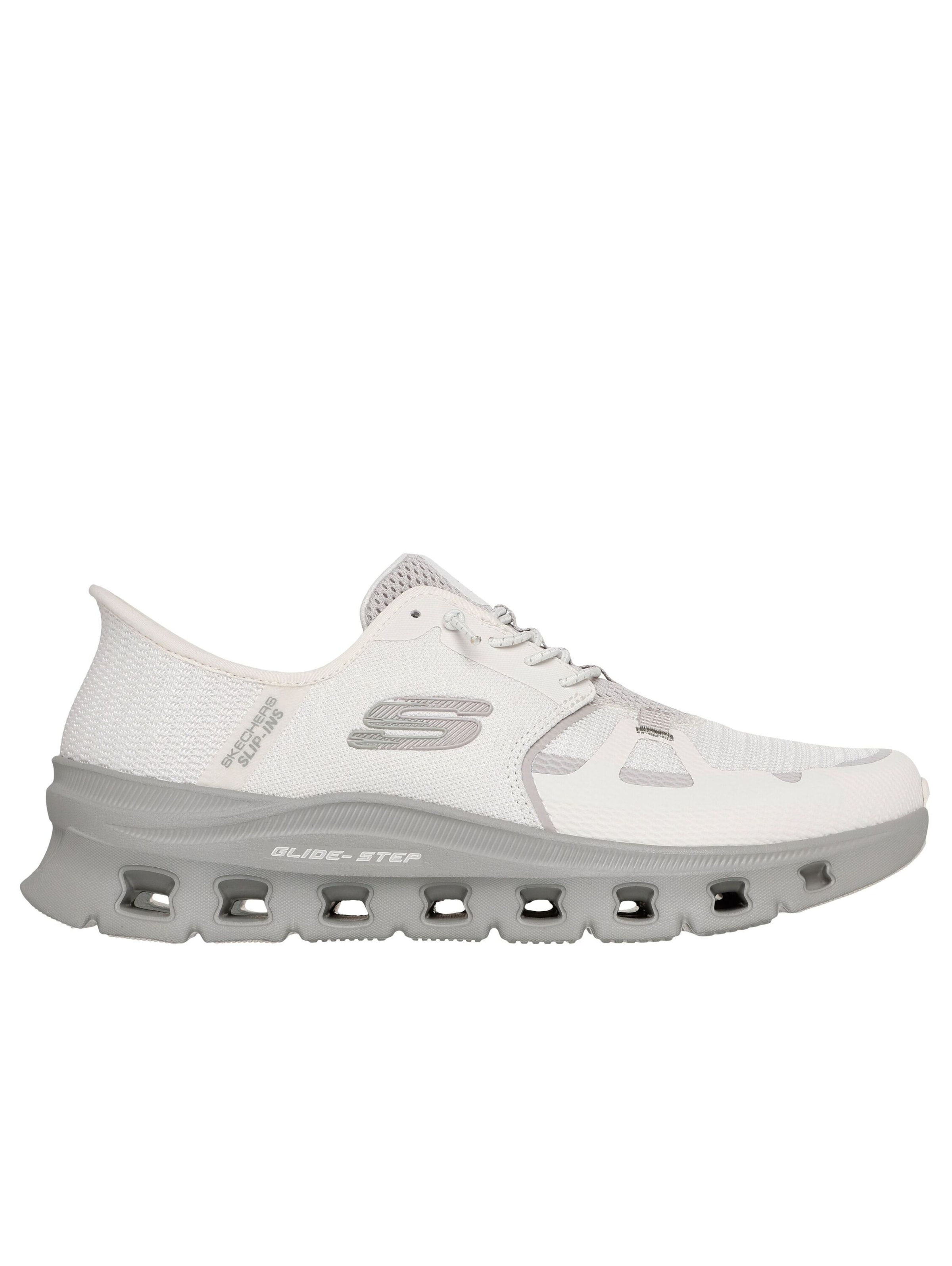 SKECHERS Platform trainers 'Glide-Step Pro' in White: front