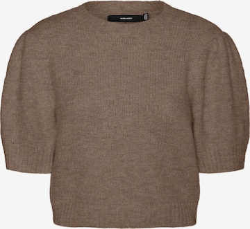Pull-over 'VMNovah' VERO MODA en beige : devant