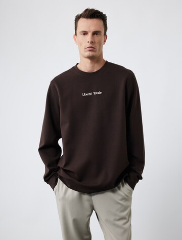 Koton Sweatshirt in Braun: Vorderseite