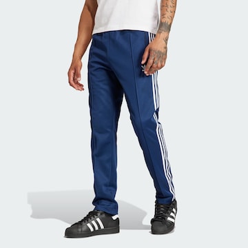 ADIDAS ORIGINALS - Slimfit Calças 'Adicolor Classics Beckenbauer' em azul: frente