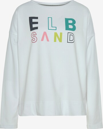 Elbsand Sweatshirt i vit: framsida