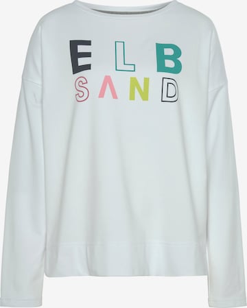 Elbsand Sweatshirt in White: front