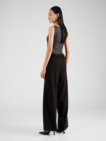 VILA Regular Trousers 'Varone' in Black