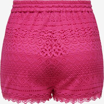 ONLY Regular Shorts 'EVIE' in Pink