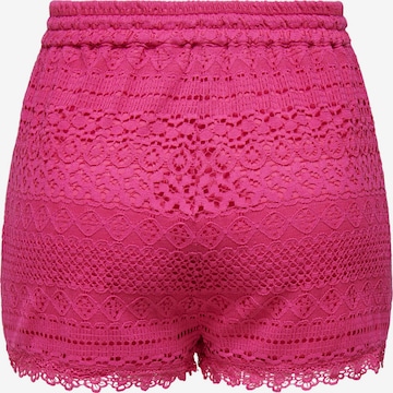 ONLY Regular Broek 'EVIE' in Roze