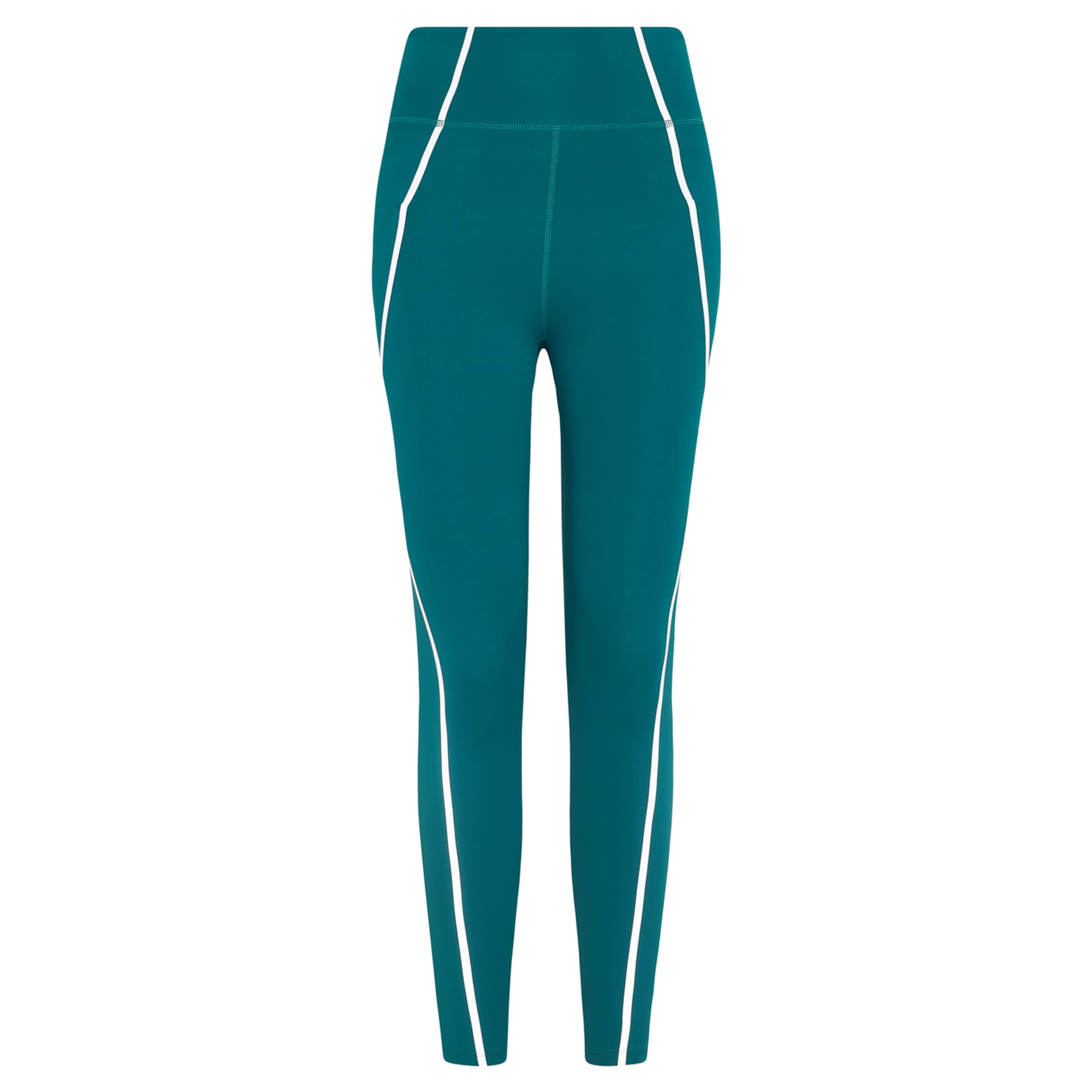 Skinny Pantalon de sport 'Luna' Born Living Yoga en vert : devant