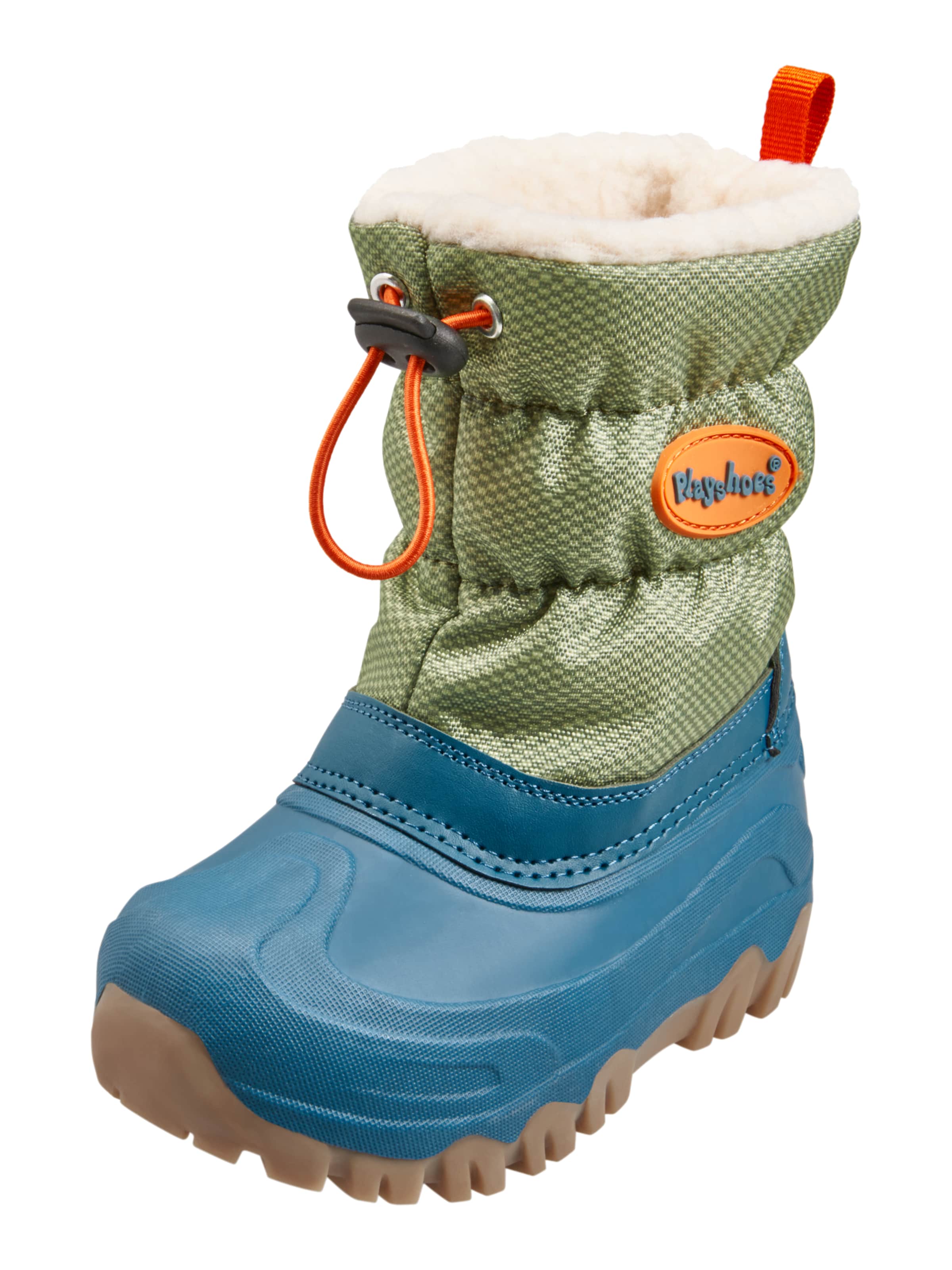 PLAYSHOES - Botas de nieve en verde: frente
