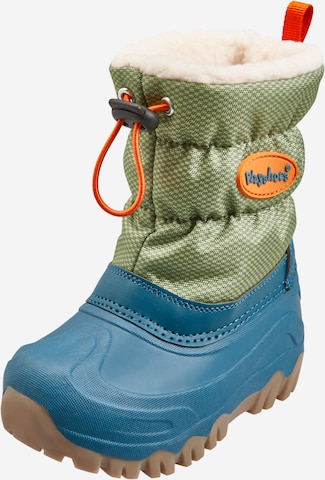 PLAYSHOES Talvisaappaat värissä vihreä: etupuoli