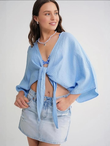 Camicia da donna di MixRay in blu