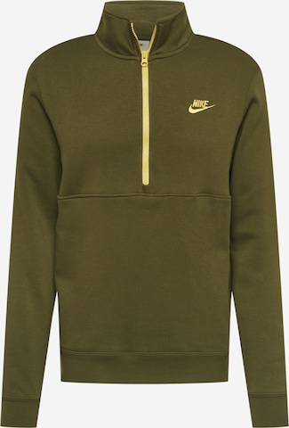 Nike Sportswear Mikina - Želená: predná strana