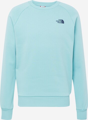 THE NORTH FACE Sweatshirt 'REDBOX' in Blauw: voorkant