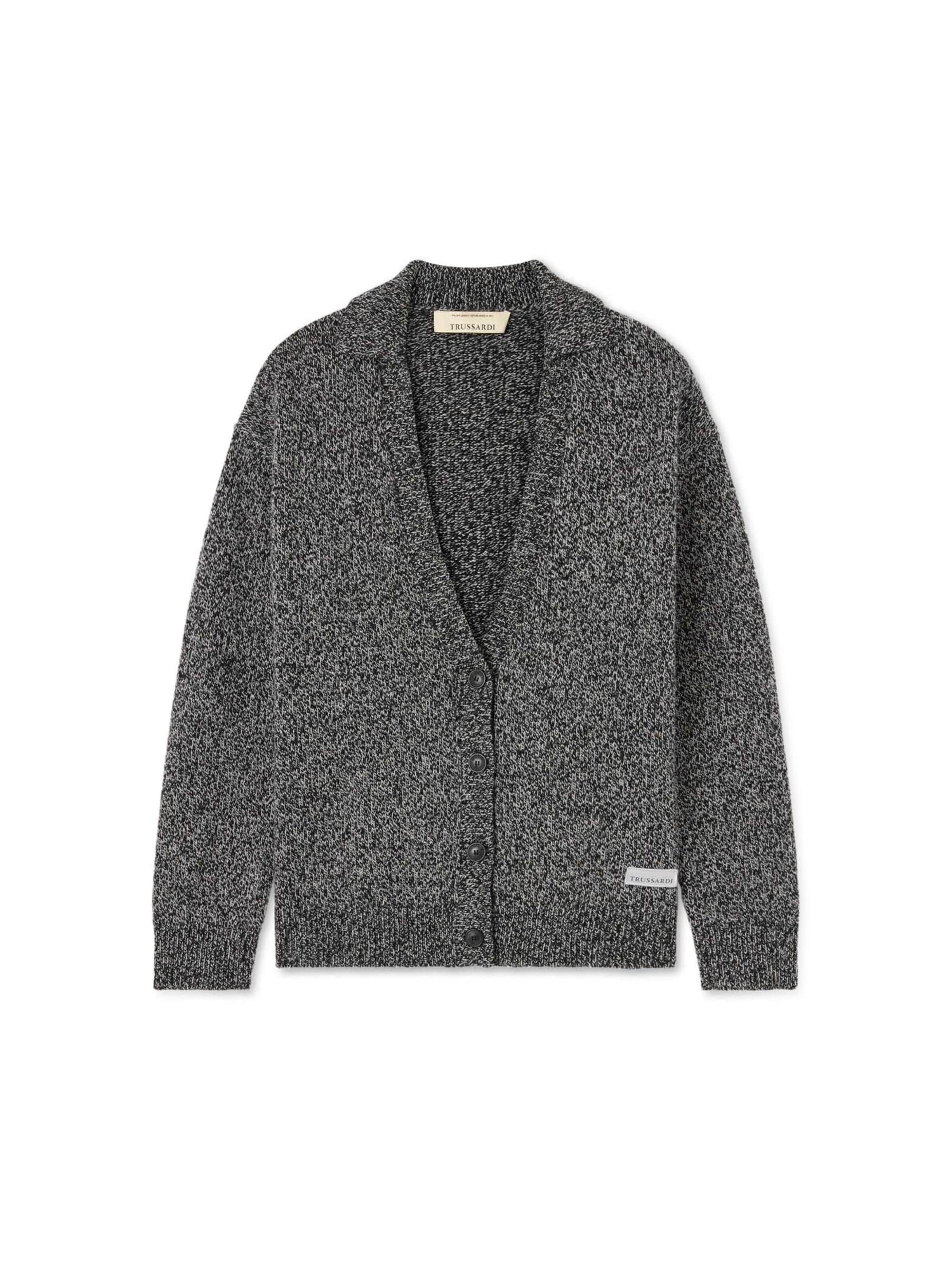 Giacchetta di Trussardi in grigio: frontale
