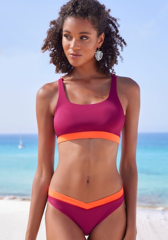 Bustier Hauts de bikini 'Yella' s.Oliver en rose : devant