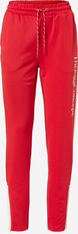 Regular Pantalon de sport 'SIMA' The Jogg Concept en rouge : devant
