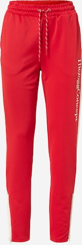 regular Pantaloni 'SIMA' di The Jogg Concept in rosso: frontale