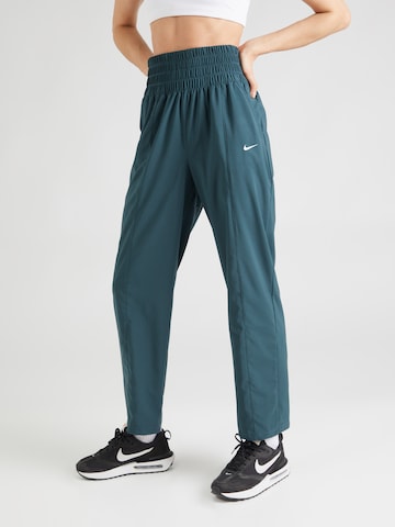 Regular Pantalon de sport 'One' NIKE en bleu : devant