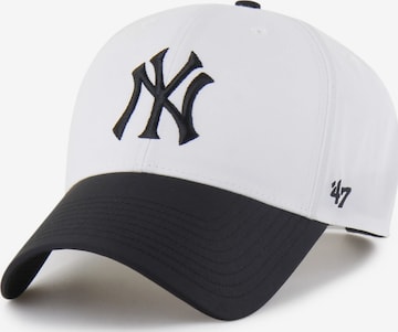 Casquette 'Gorra 47 brand blanca yankkes brrr technology trucker cap' 47 Brand en blanc : devant