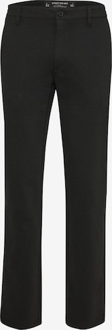 Street One MEN Chino aus elastischem Jersey mit Flexbund in Schwarz: Vorderseite