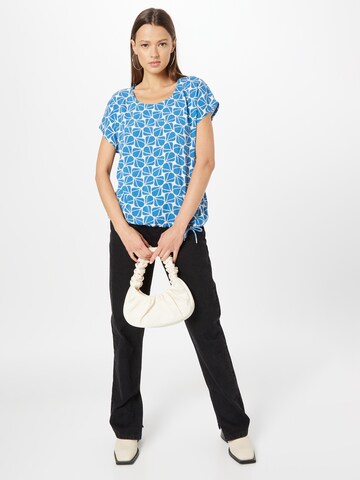 Key Largo Blouse 'GARLIC' in Blauw