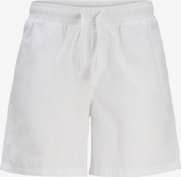 JACK & JONES Trousers 'JPSTJaiden JJSummer' in White: front