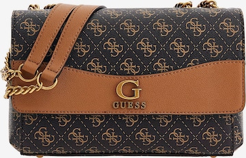 GUESS Shoulder Bag 'Nell' in Brown: front