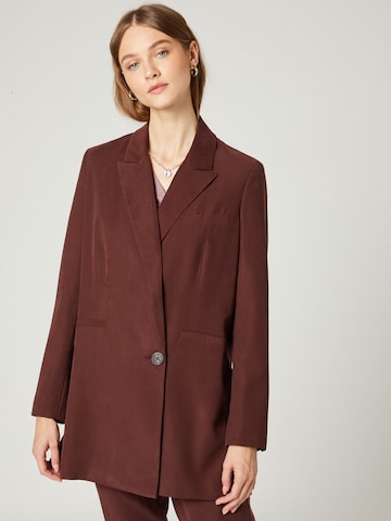 Guido Maria Kretschmer Women Blazer 'Lydia' in Brown: front