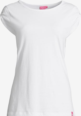 salzhaut Shirt 'Biike' in Weiß: Vorderseite