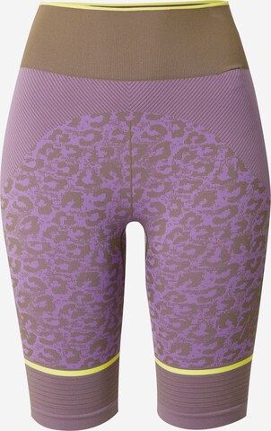 ADIDAS BY STELLA MCCARTNEY Skinny Sportshorts 'Truestrength Seamless ' in Lila: predná strana