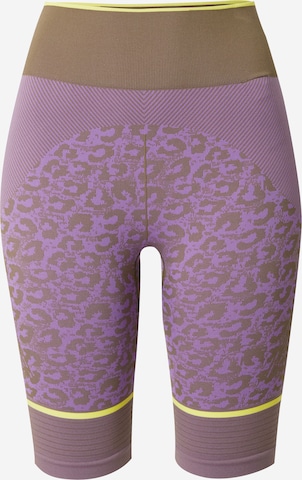 ADIDAS BY STELLA MCCARTNEY Skinny Sports trousers 'Truestrength Seamless ' in Purple: front