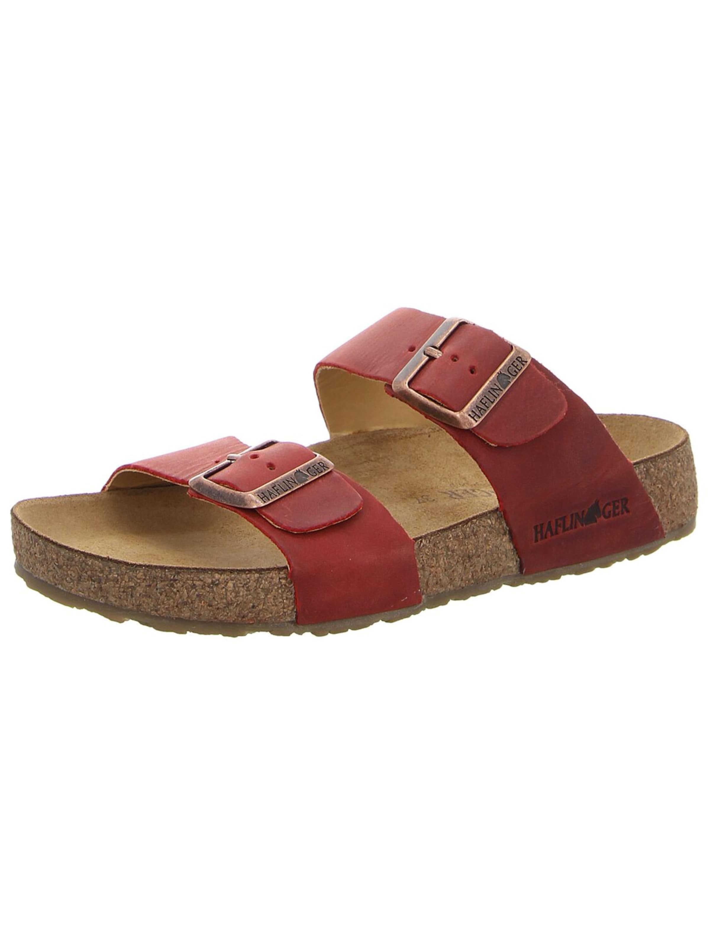 HAFLINGER Pantolette‌‌‌‌‌‌‌‌‌ in Rot: Vorderseite